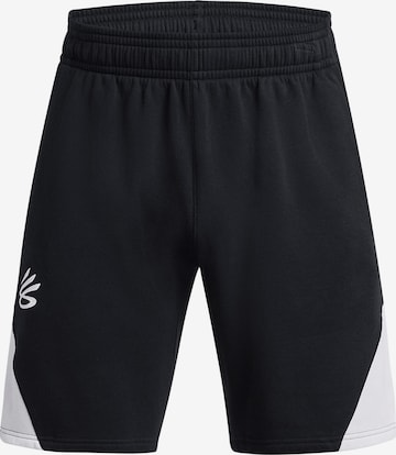 UNDER ARMOUR Sporthose 'Curry Splash' in Schwarz: Vorderseite