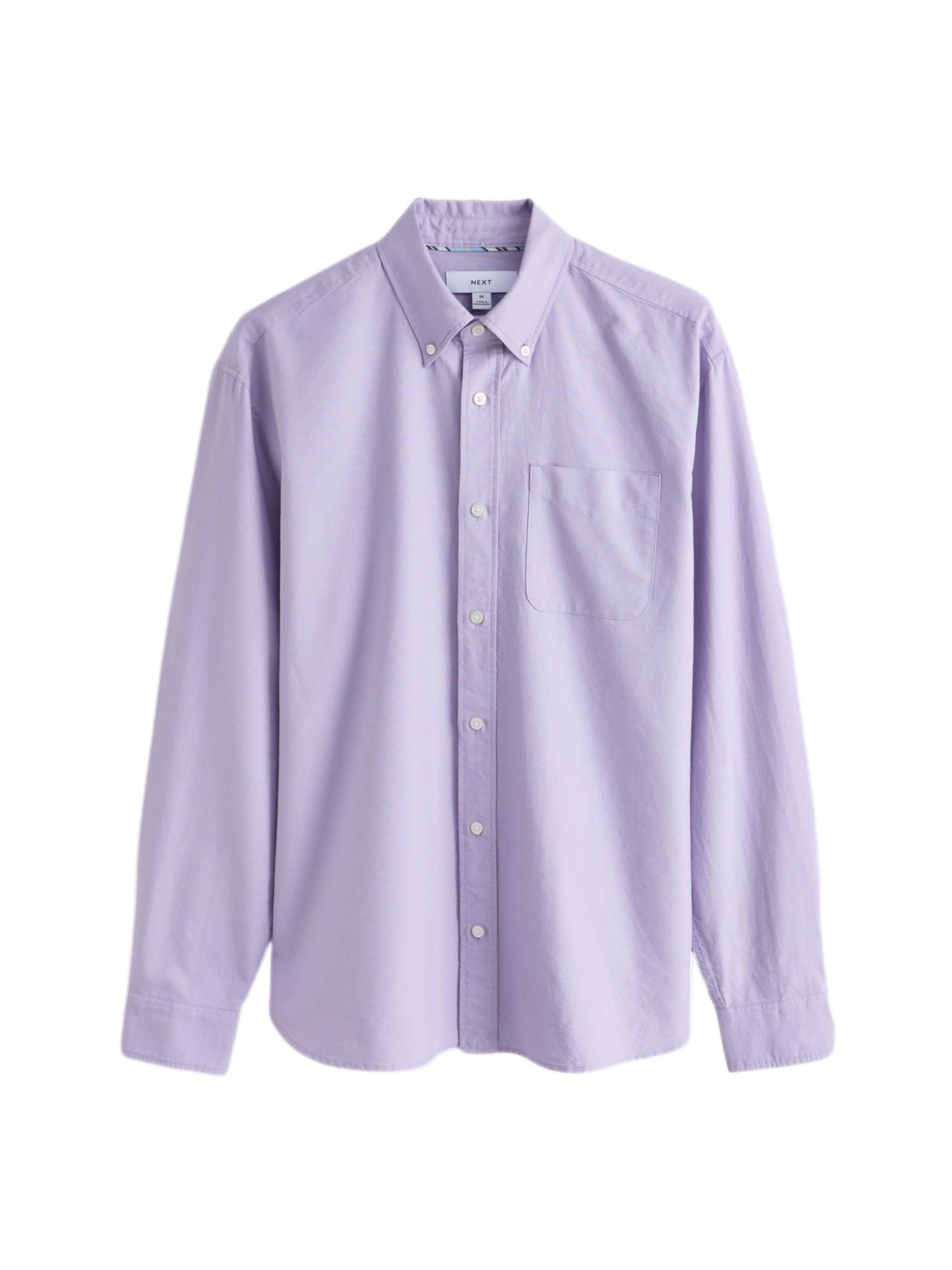 Next - Regular Fit Camisa em roxo: frente