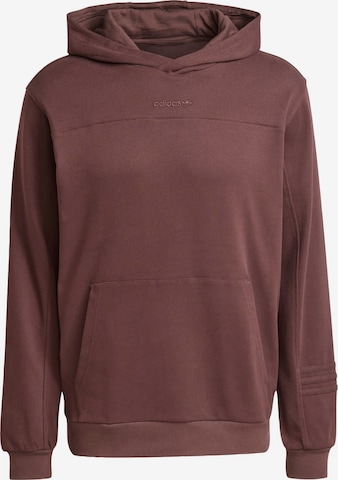 Felpa 'Pre-Loved' di ADIDAS ORIGINALS in marrone: frontale