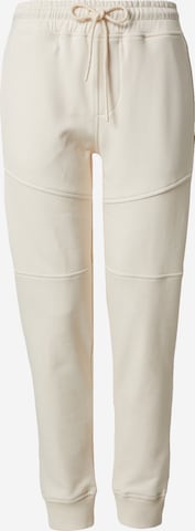 ABOUT YOU x Kingsley Coman Zwężany krój Spodnie 'Lio' w kolorze biały: przód