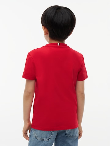 Tricou 'Essential' de la TOMMY HILFIGER pe roșu