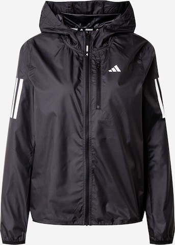 ADIDAS PERFORMANCE - Chaqueta deportiva 'Own The Run' en negro: frente