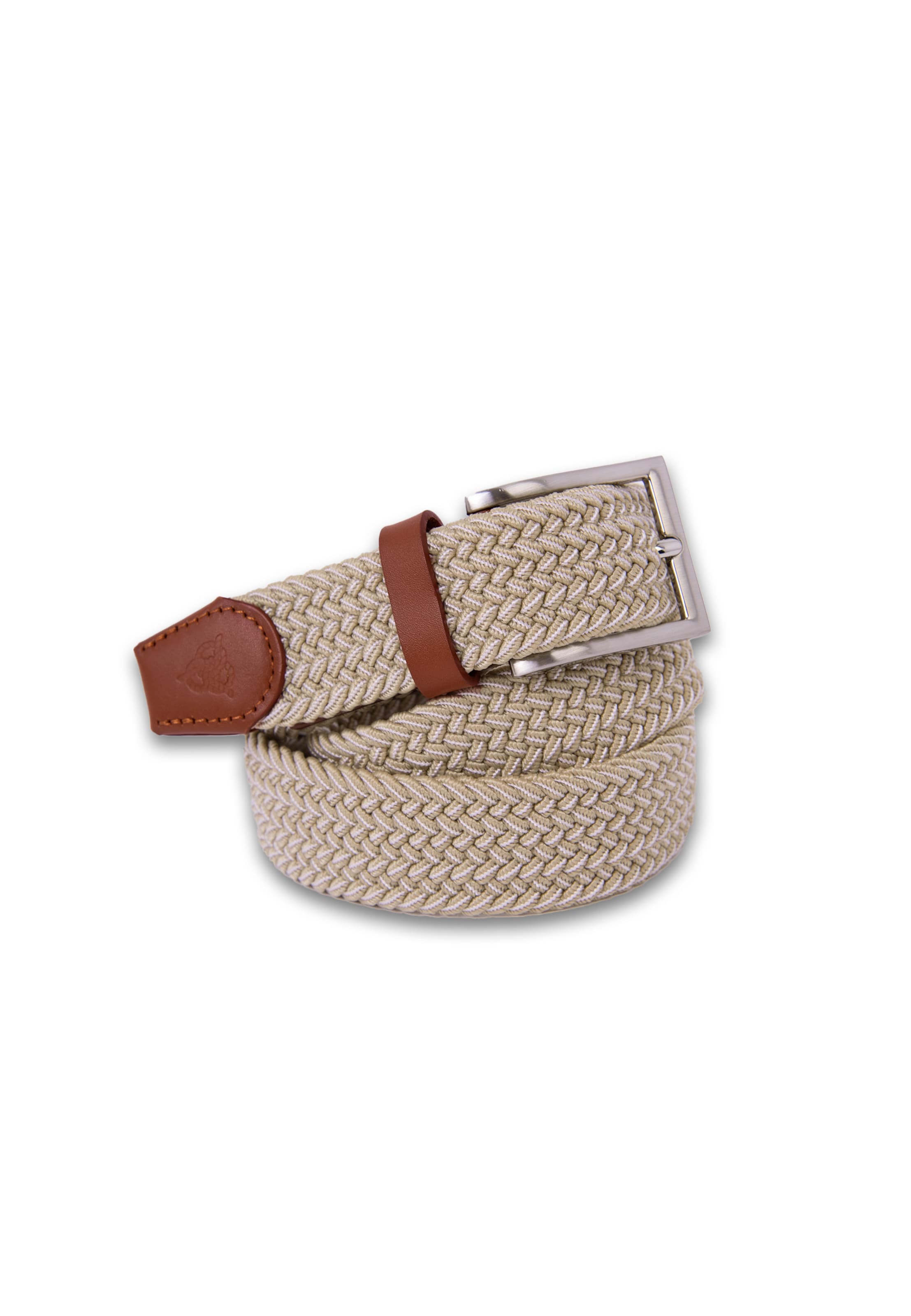 ROY ROBSON Flechtgürtel in Beige: Vorderseite