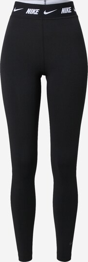 Nike Sportswear Leggings 'Club' in schwarz / weiß, Produktansicht