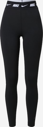 Nike Sportswear Leggings 'Club' i sort / hvid, Produktvisning