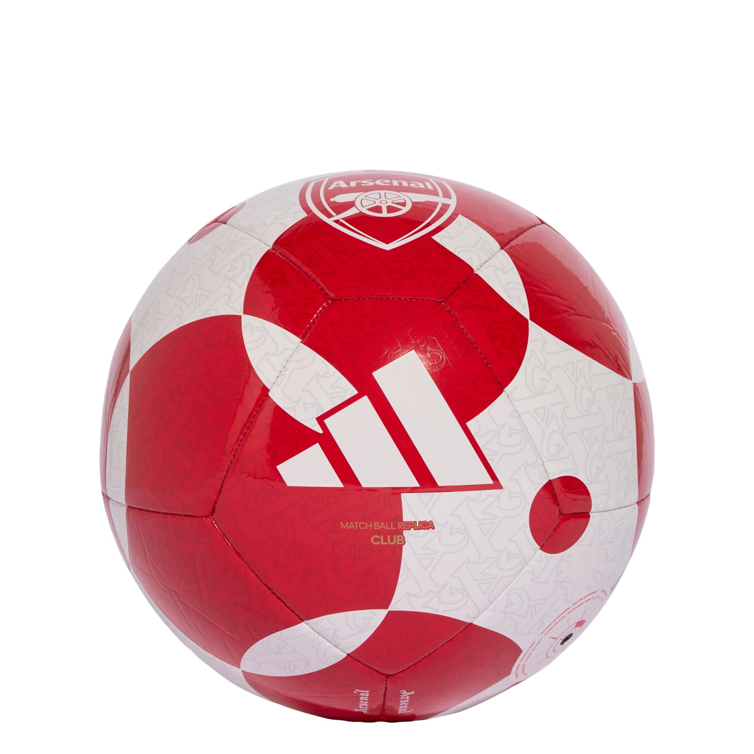 ADIDAS PERFORMANCE - Pelota 'Arsenal Home Club' en blanco: frente