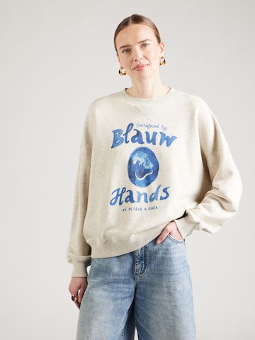 Bluză de molton de la SCOTCH & SODA pe bej: față
