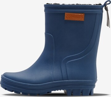 Hummel Rubber Boots in Blue: front