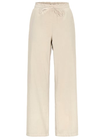 Cellbes of Sweden Hose aus gewaschener Baumwolle in Beige: Vorderseite