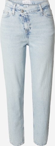 Regular Jeans 'MOM Jeans' de la Calvin Klein Jeans pe albastru: față