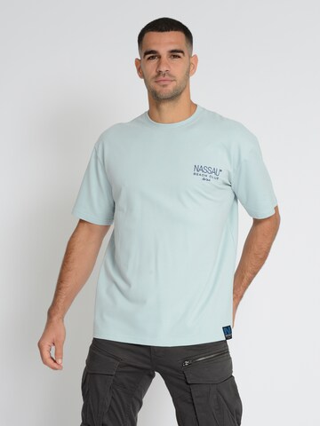 NASSAU Beach Club Shirt in Blue: front