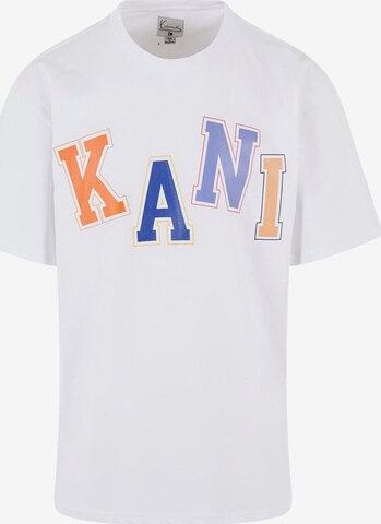 T-Shirt Karl Kani en blanc : devant