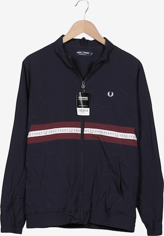 Fred Perry Jacke S in Blau: Vorderseite