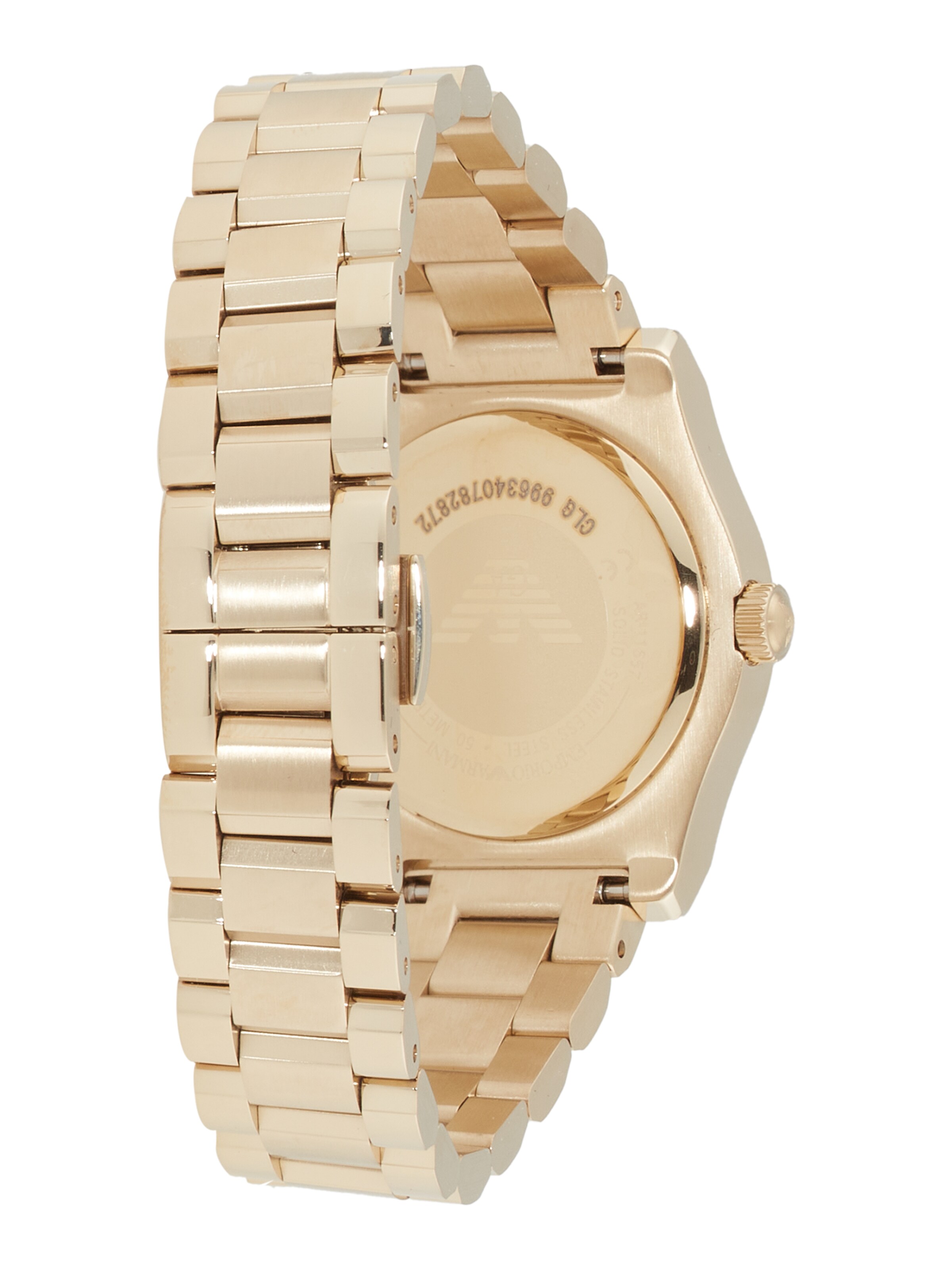 Montre à affichage analogique Emporio Armani en or