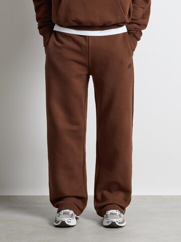 Burocs Wide Leg Sporthose 'Sweat'‌‌ in Braun