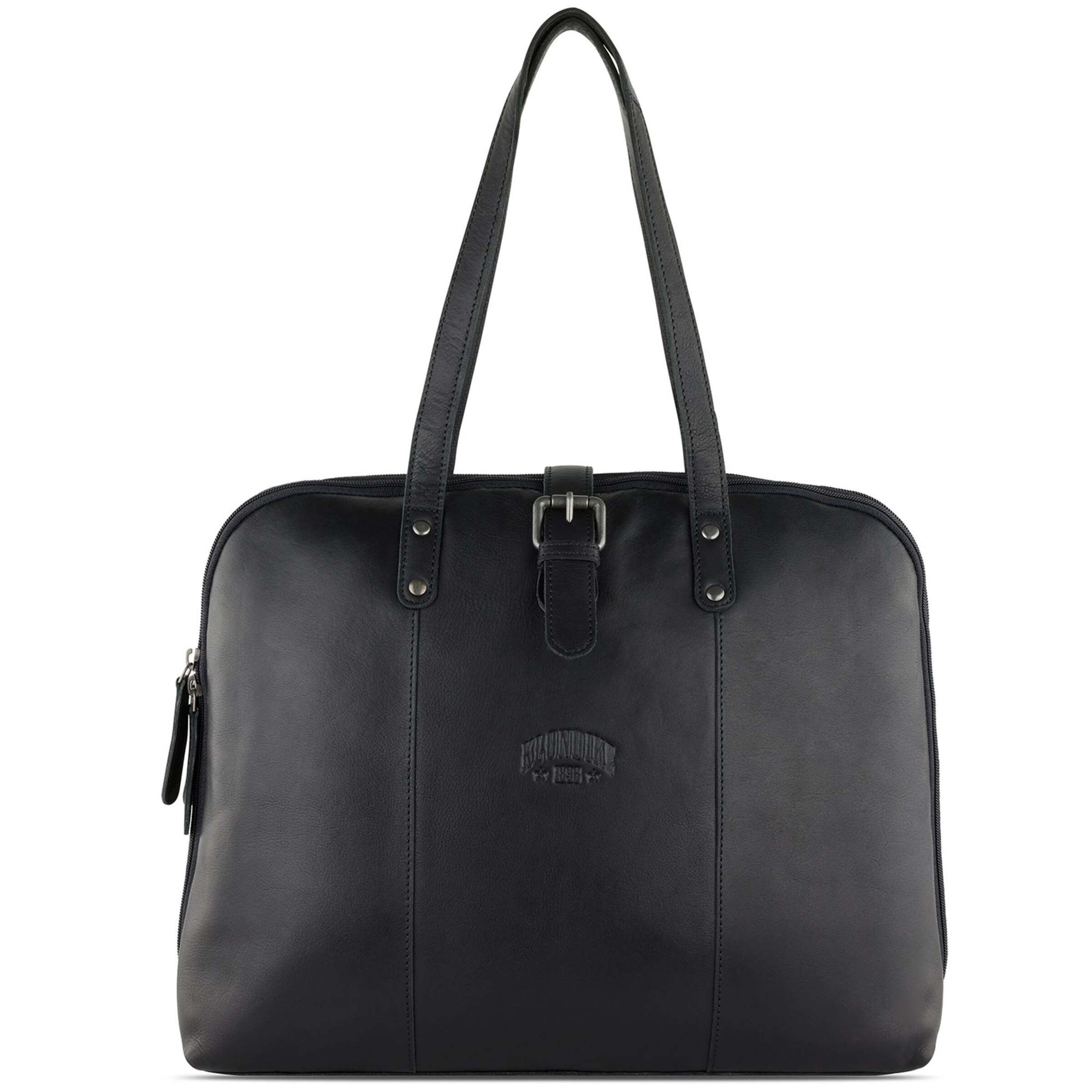 KLONDIKE 1896 Document bag 'Gold Charles' in Black: front