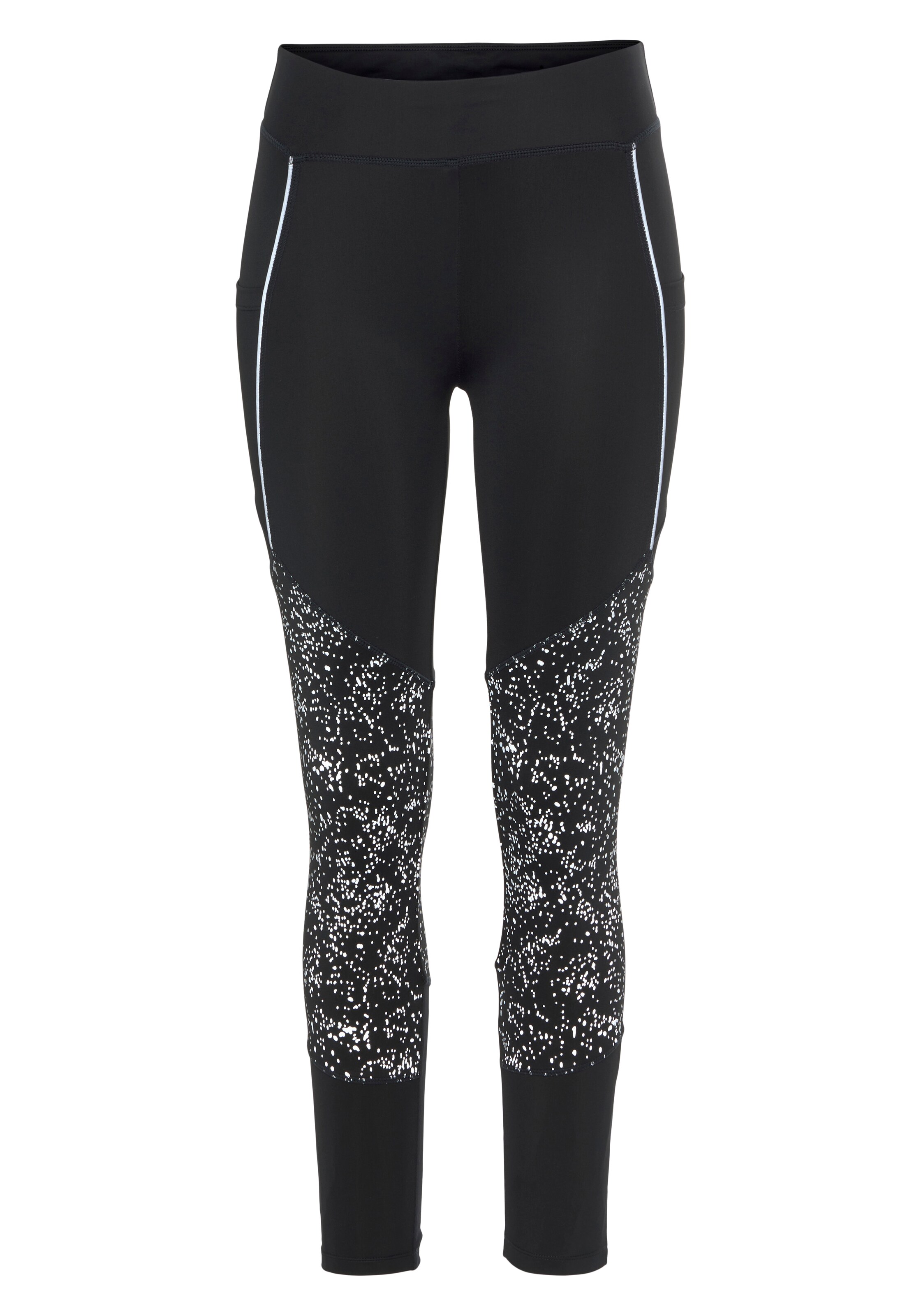 LASCANA ACTIVE Skinny Sporthose in Schwarz: Vorderseite