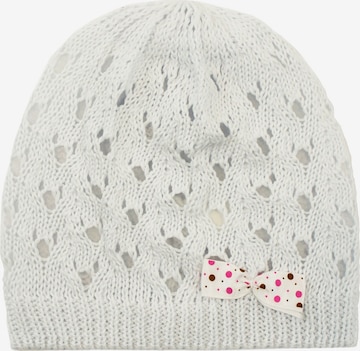 Aliap Beanie 'Schleife' in White: front