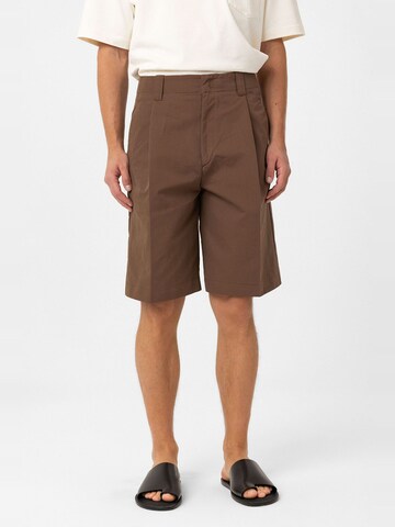 Regular Pantalon 'Stoffel' Antioch en marron : devant