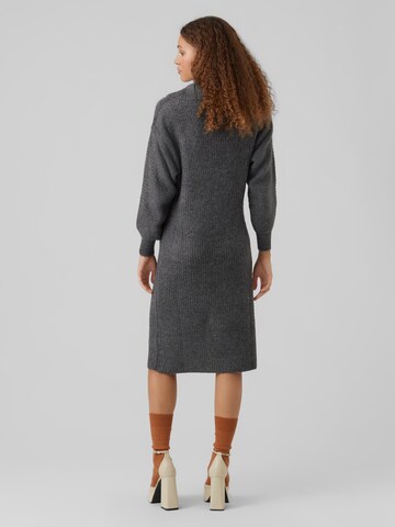 VERO MODA Knitted dress 'FILENE' in Grey