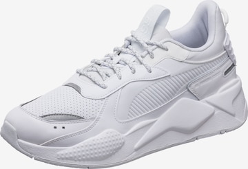 PUMA - Zapatillas deportivas bajas en blanco: frente