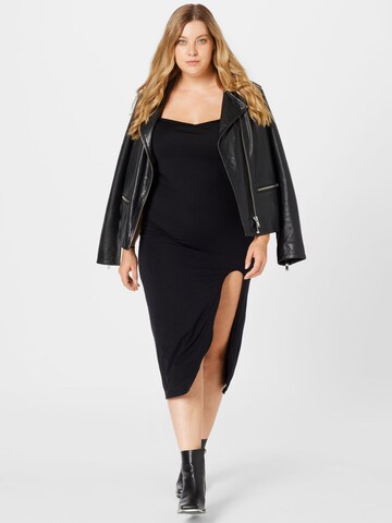 Missguided Plus Dress in Black