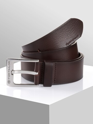 Ceinture ' All Styles ' TOM TAILOR en marron : devant