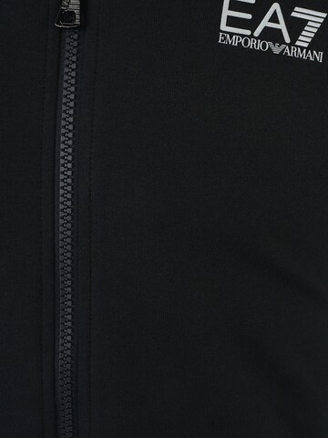 EA7 Emporio Armani Sweatjacka i blå