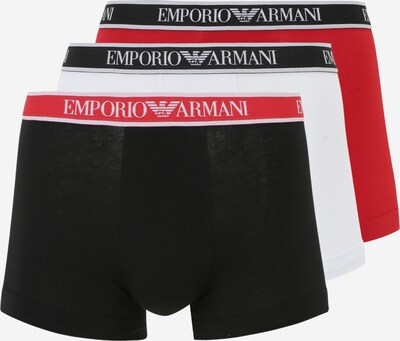 Emporio Armani Boxers en rouge / noir / blanc naturel, Vue avec produit