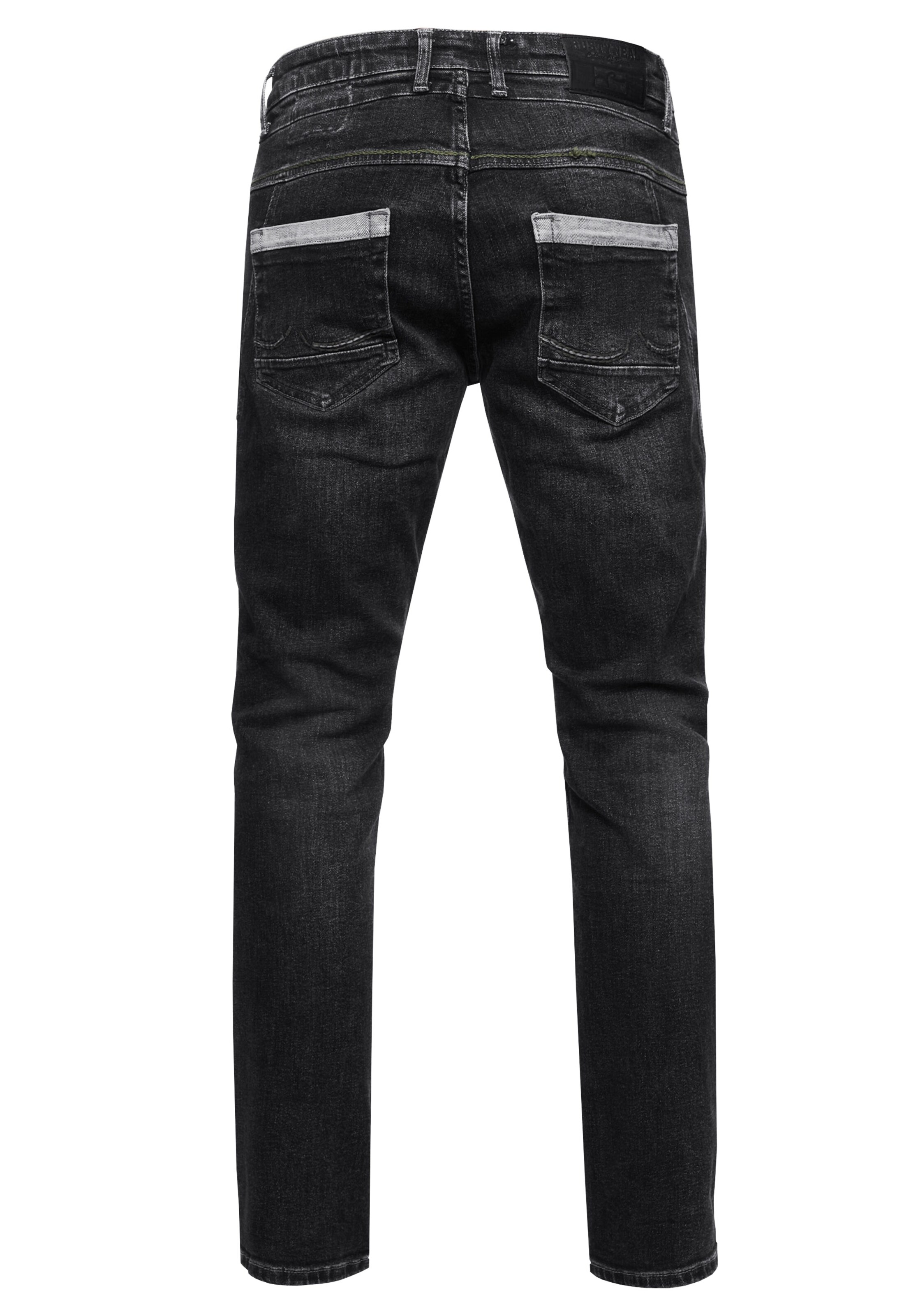 Rusty Neal Slimfit Jeans 'YOKOTE' in Zwart