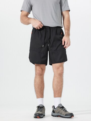 YOUTHUP Loose fit Workout Pants 'KORFLEX' in Black