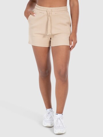 Smilodox Regular Broek in Beige: voorkant