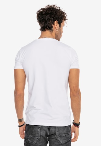 Redbridge T-Shirt 'Fullerton' in Weiß