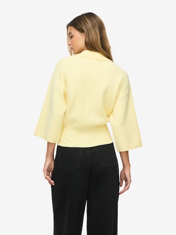 Noisy may - Cárdigan en amarillo