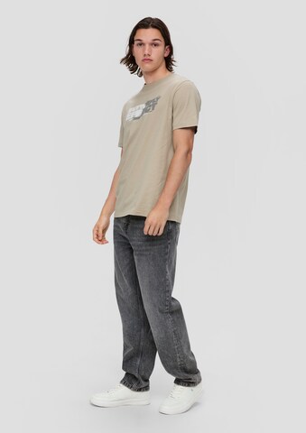 QS T-Shirt in Beige