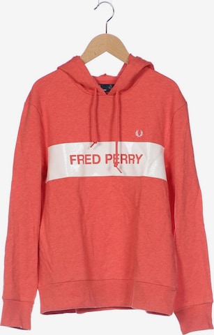 Fred Perry Sweatshirt & Zip-Up Hoodie in S in Orange: front