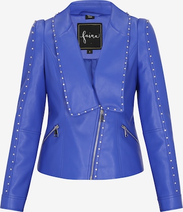 Giacca di mezza stagione 'Fashion Look' di faina in blu: frontale