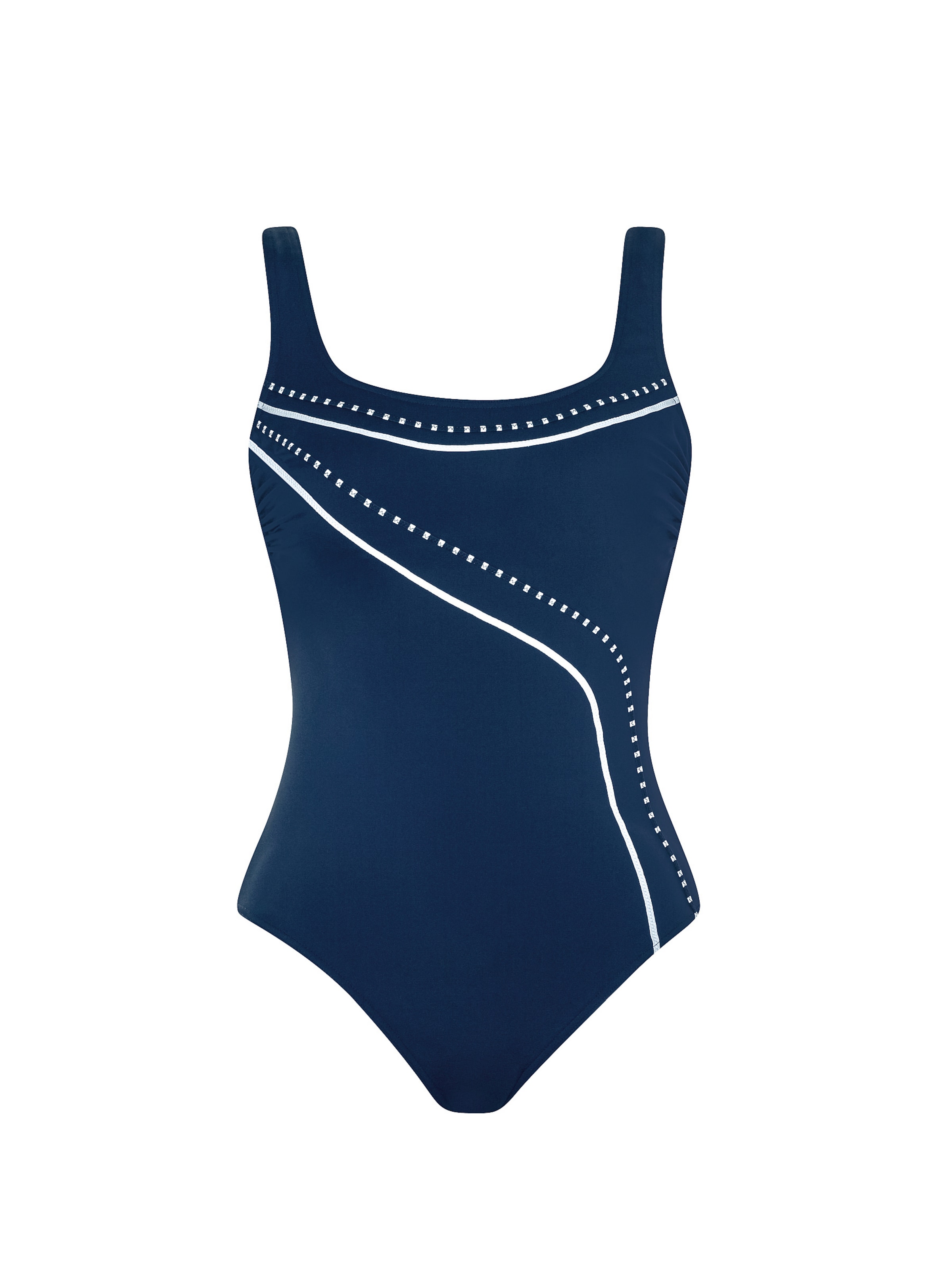 SUNMARIN Bustier Badedragt i blå: forside