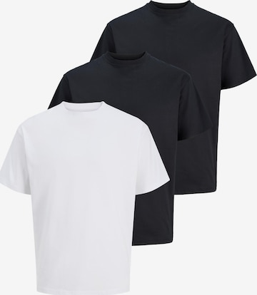 JACK & JONES Shirt 'Organic Relaxed' in Grijs: voorkant