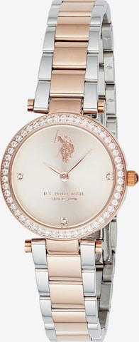 Montre à affichage analogique 'Ivy' U.S. POLO ASSN. en or : devant