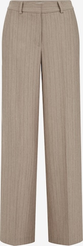 WE Fashion Wide Leg Suorat housut värissä harmaa: etupuoli