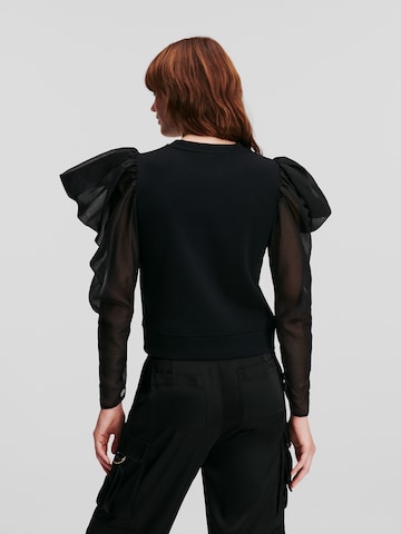 Karl Lagerfeld Μπλούζα φούτερ σε μαύρο
