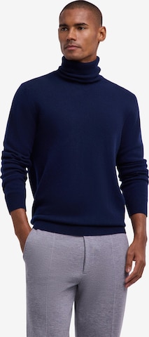 FALKE Sweater 'Pure Cashmere' in Blue: front