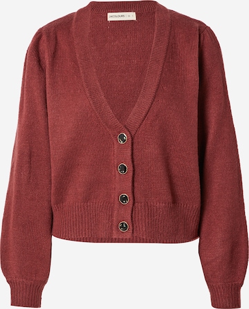 24COLOURS Knit Cardigan in Red: front