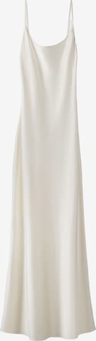 Bershka Evening dress in White: front