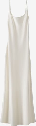 Bershka Robe de soirée en blanc, Vue avec produit