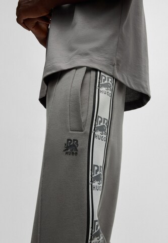 HUGO Loose fit Pants 'Dishorte' in Grey