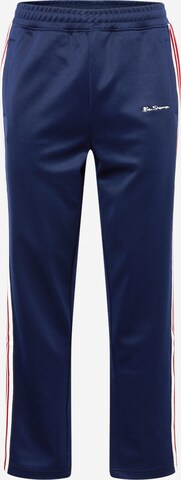 Ben Sherman Regular Broek in Blauw: voorkant