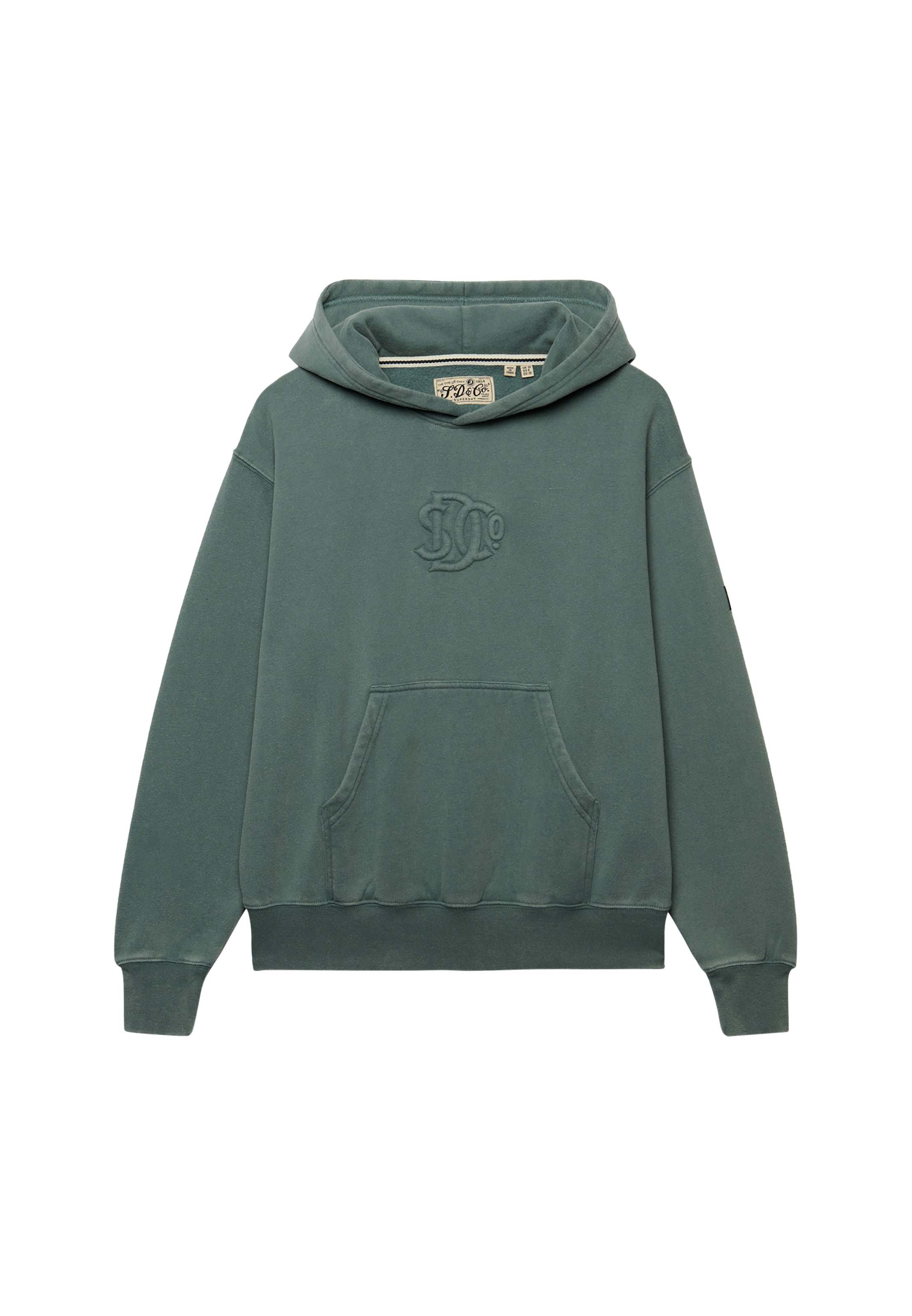 Superdry & Co Sweatshirt in S in smaragd, Produktansicht