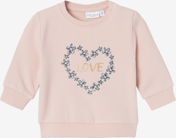 NAME IT Sweatshirt 'VRILLIE' in Roze: voorkant